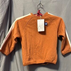 Zara Kids Orange Sweatshirt